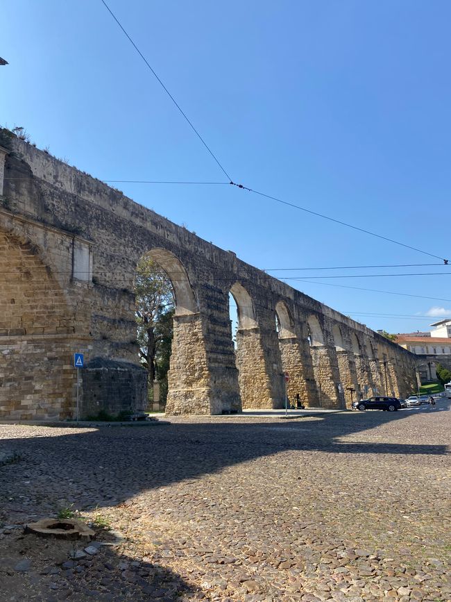 Arches of the São Sebastião Aqueduct Garden