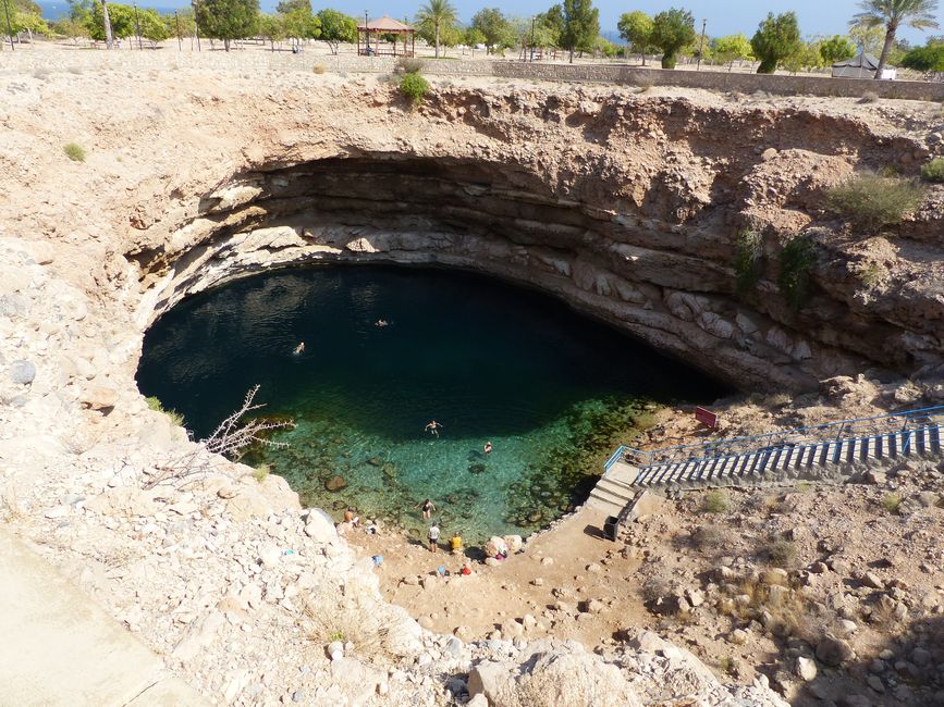 Oman Sink Hole und Wadis