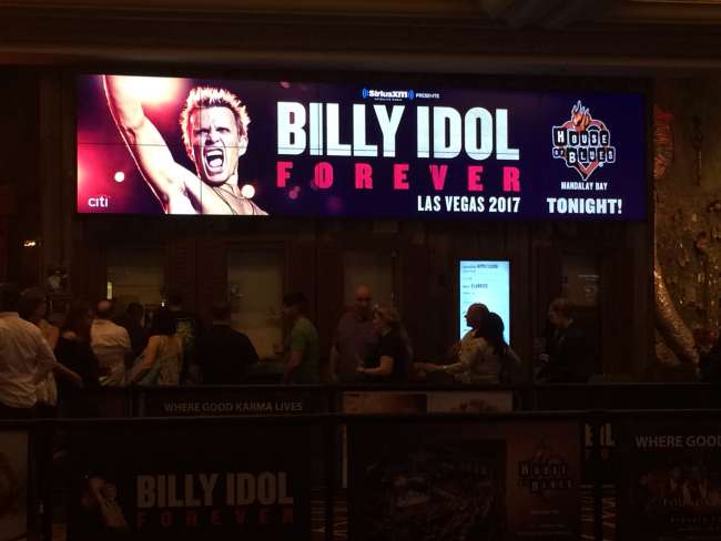 Las Vegas, Billy Idol & makina opangira