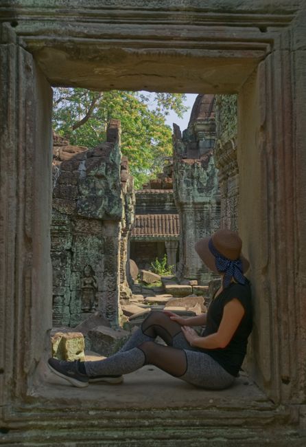 Fenster am Preah Khan