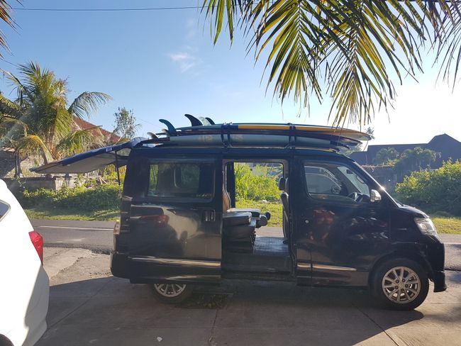 Surf camp in Canggu, Bali