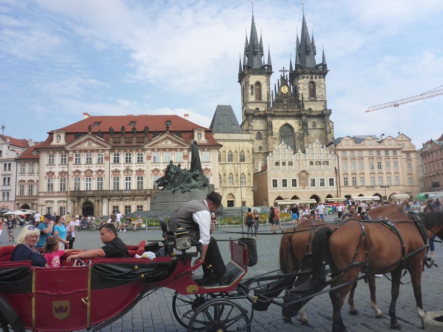 You can only walk on the Charles Bridge anyway