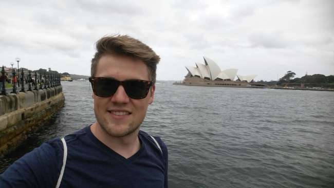 Sydney - Tom vor der Oper