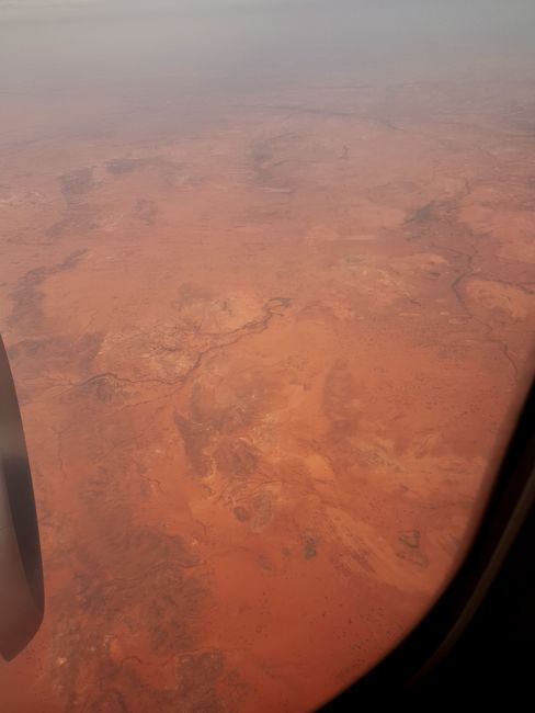 Views from the flight to Alice Springs