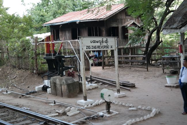 Zug fahren in Myanmar - Vom Inle Lake nach Mandalay
