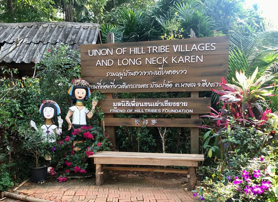 14. Tag - Villages und Karen Langhalsfrauen von Nang Mae