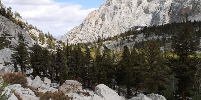 Descent from Mt. WHITNEY