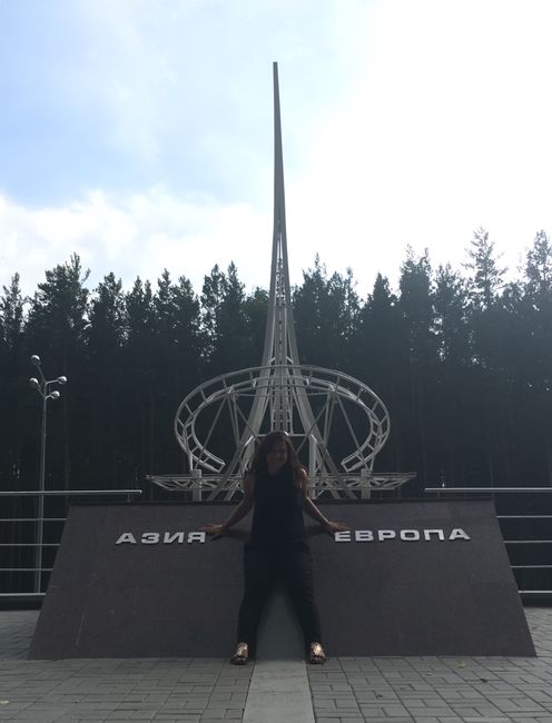 Grenzmarkierung zwischen Europa und Asien, Jekaterinburg