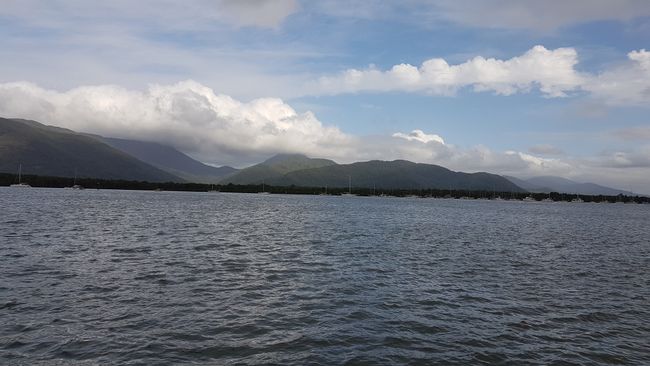 The sea in Cairns. 