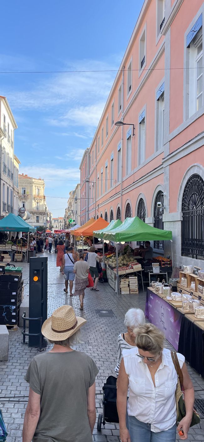 Market in Sète