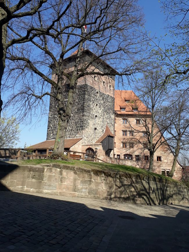 On the Kaiserburg in Nuremberg.
