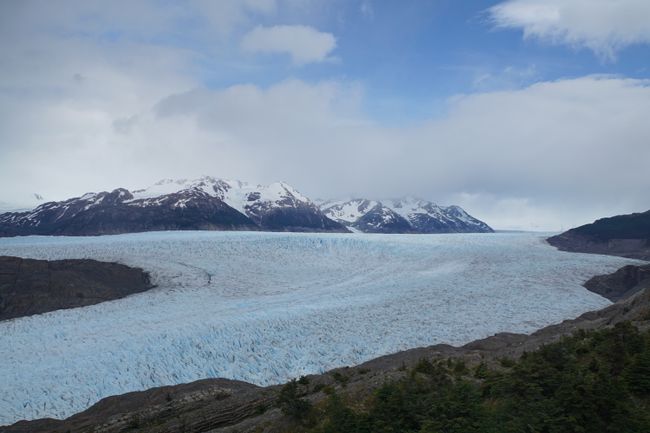 Das Gletscherfeld des Grey