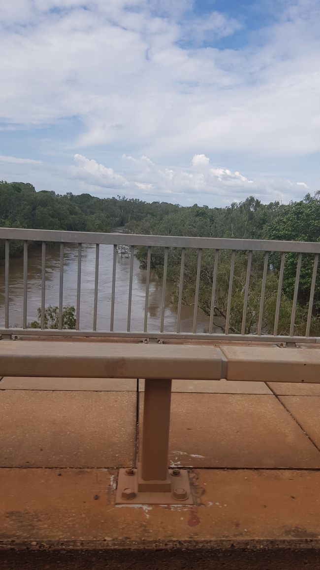 Katherine River water level is 9m