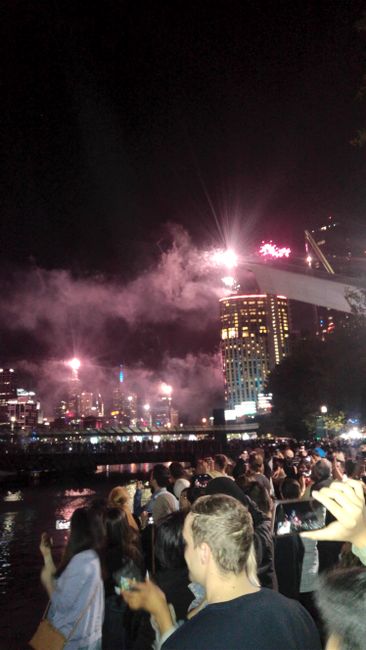 Melbourne Feuerwerk