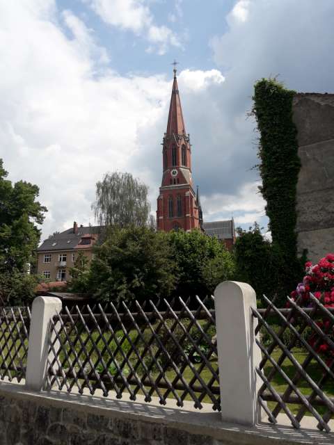 Zwiesel's Neo-Gothic brick church