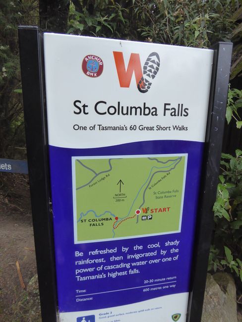 No more information available here: St. Columba Falls