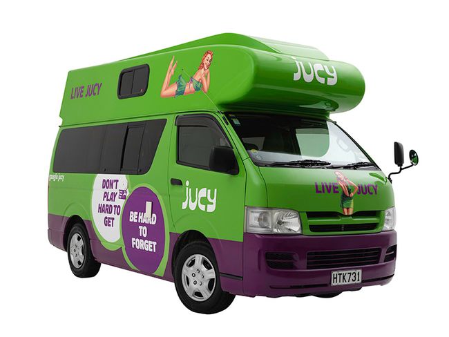 A typical Jucy campervan