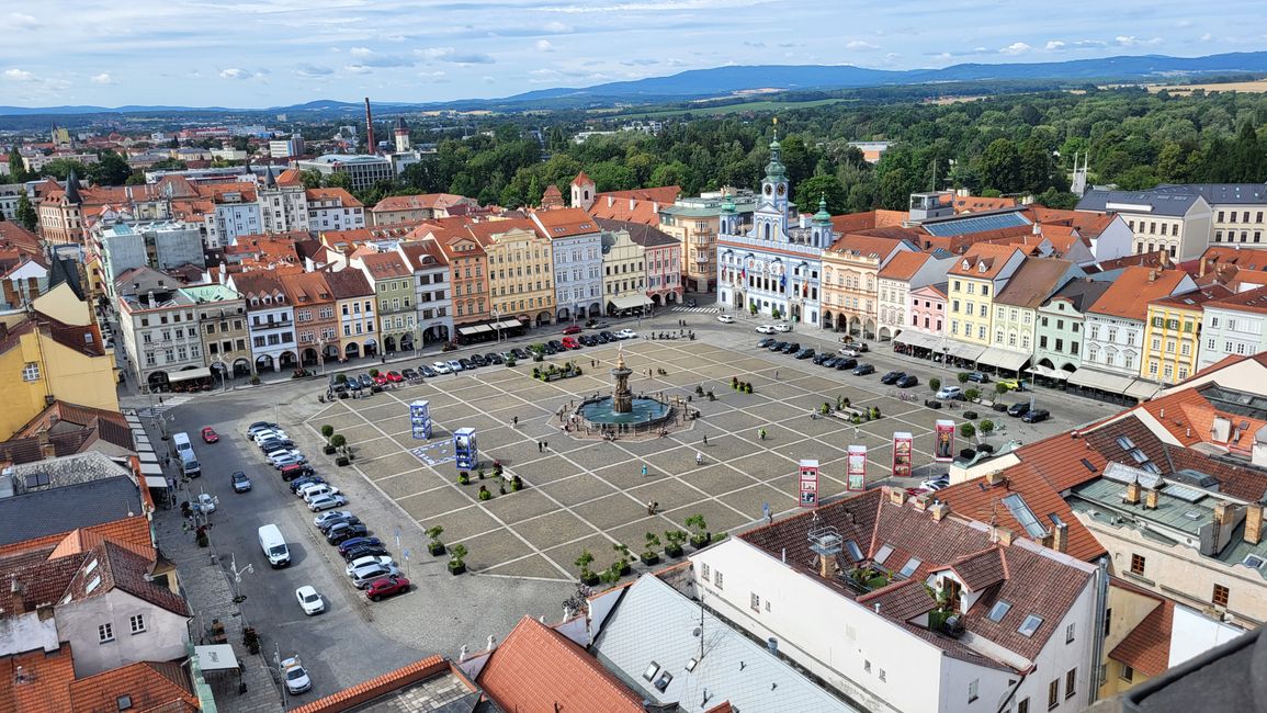 View of Premysl-Ottokar-II Square