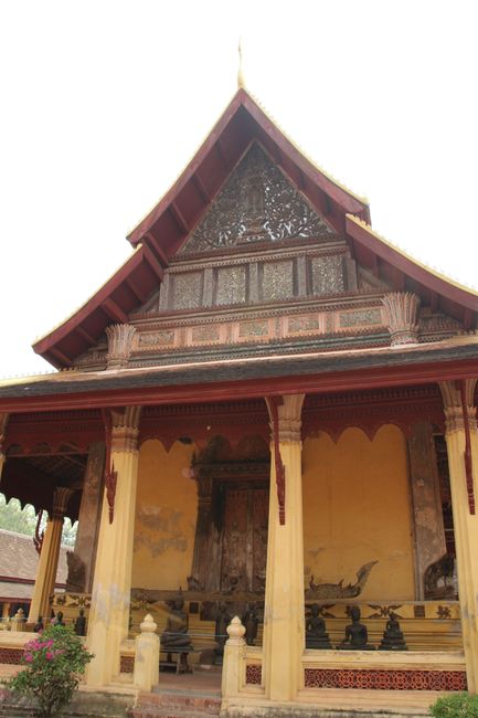 Der älteste erhaltene Tempel in Vientiane: Wat Si Saket, Nahaufnahme