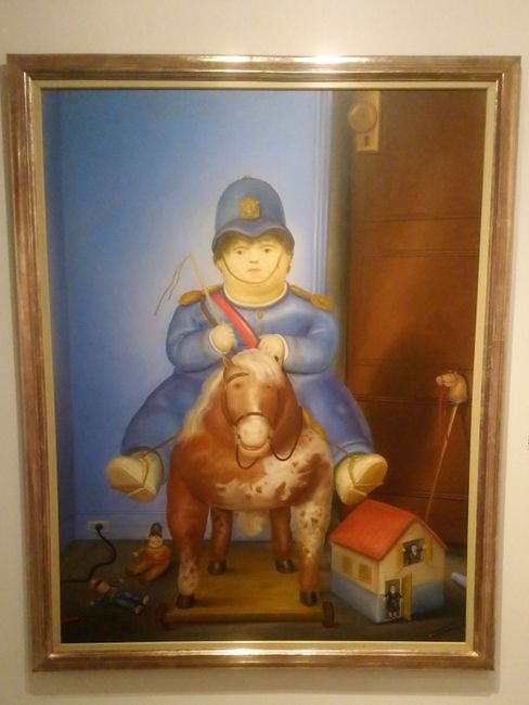 Danach ging´s ins Museum um einige Werke von Botero zu sehen.