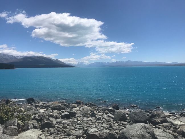 Traumhaft türkise Seen vor einer Gletscher-Landschaft und die letzten Tage bis zur Heimreise
