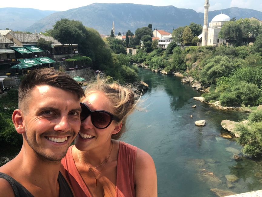 Wunderschönes Mostar bei 45-50 Grad😳🥵 - Bosnien Herzegowina 