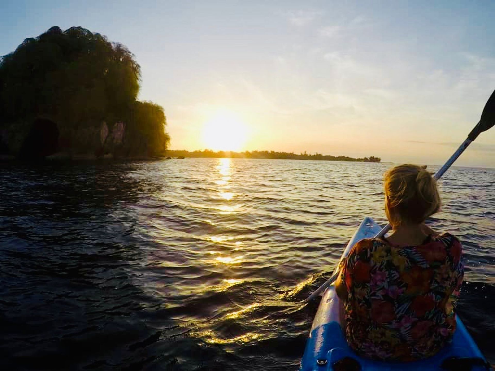 Kayak trip at sunrise ☺️