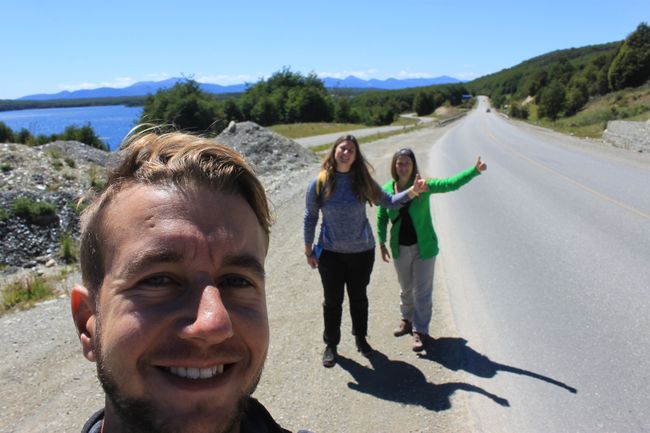 Swiss hitchhikers in Argentina