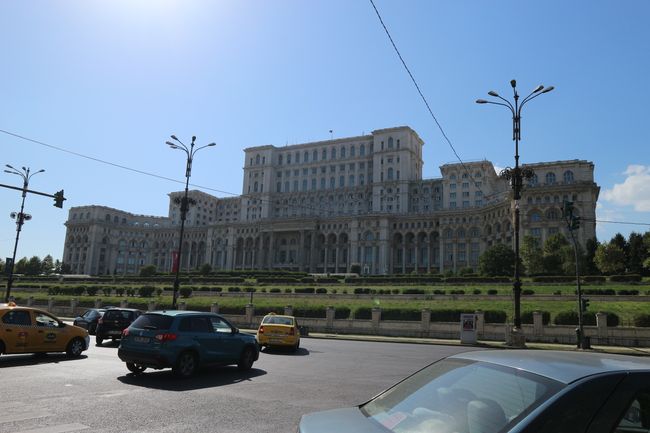 the Palace of the Parliament