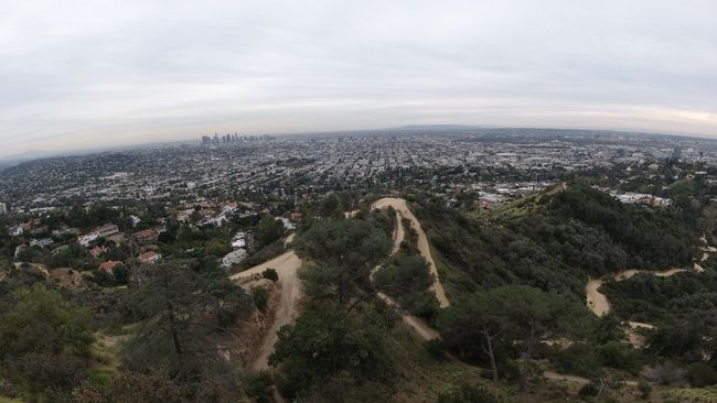 Ausblick über L.A. am Griffith Observatorium