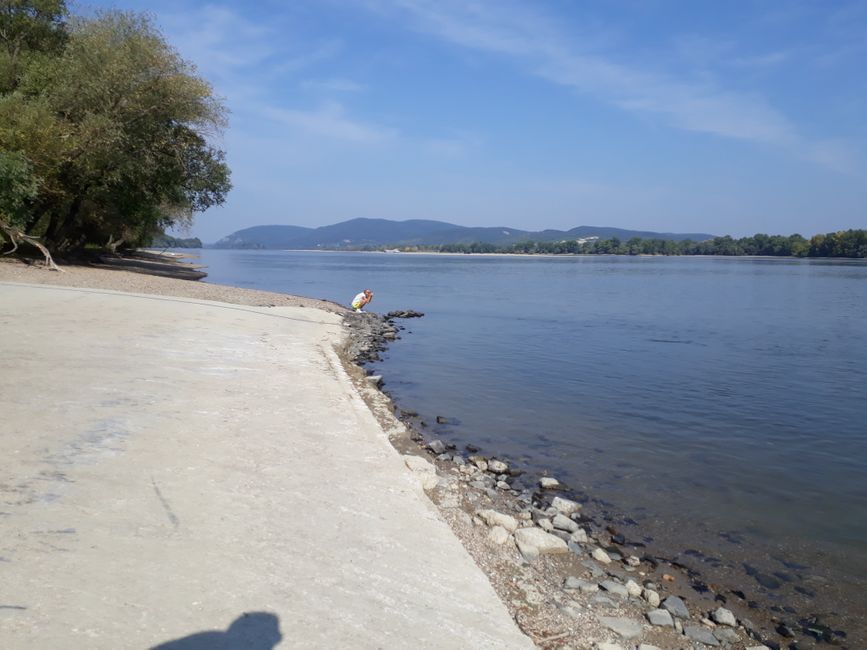 An der schönen Donau entlang.