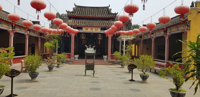 Einer der zahlreichen Tempel in Hoi an, welche von den chinesischen Auswanderern erbaut wurden