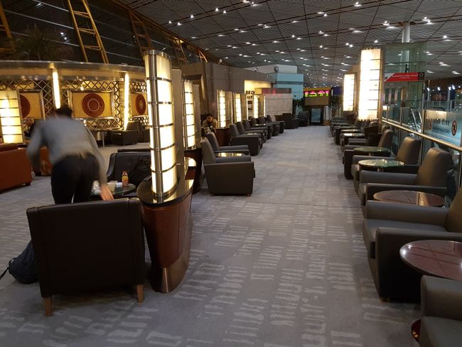 Business Class Lounge der Air China in Peking