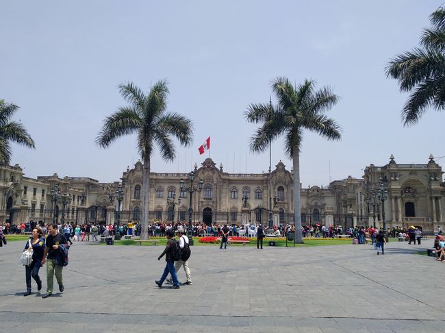 Regierungspalast am Plaza de Armas