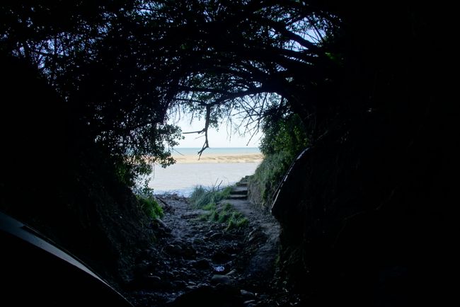 'Pirate hideout' - View out of the cave