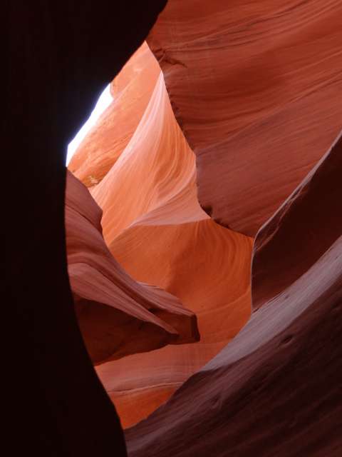 The stunning shapes and colors of Antelope Canyon