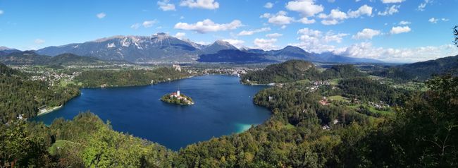 Bled: View from high above
