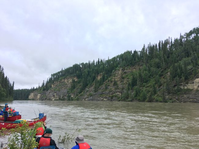 5-day canoe tour on the Athabasca River