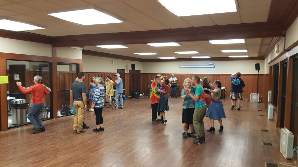 An evening with contra dances