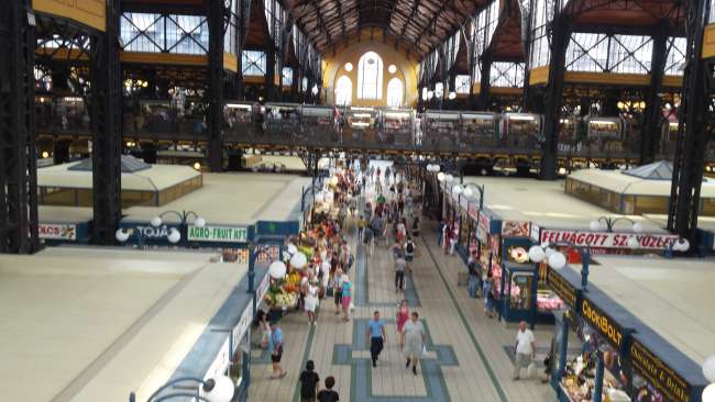 Die grösste Markthalle Ungarns