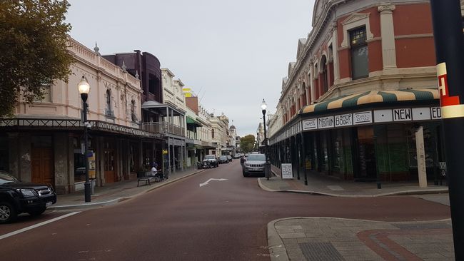 The city center of Fremantle, a suburb of Perth.