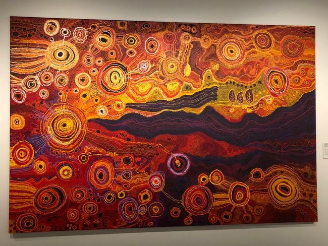 Und auch Aborigini-Gemälde...