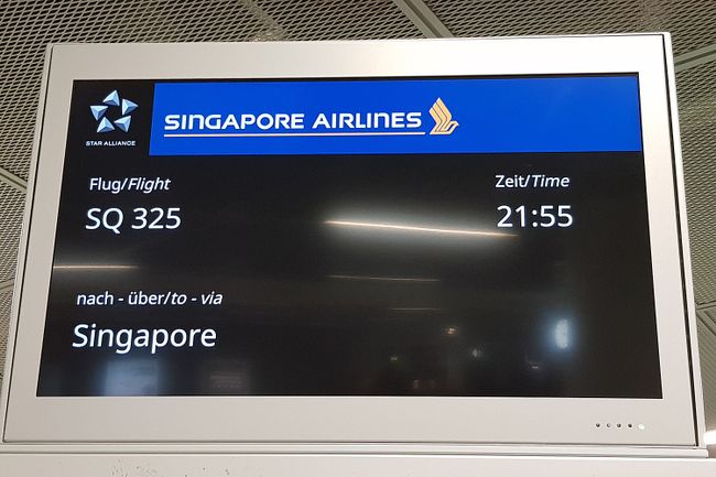 Tag 1 -3  - Anreise über Frankfurt und Singapur nach Christchurch