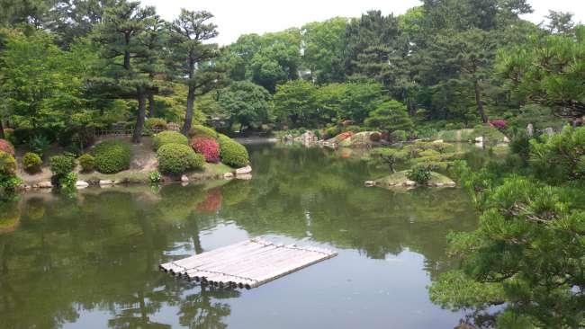 A beautiful Japanese garden, Shukkei-en Garden, right near our hotel...