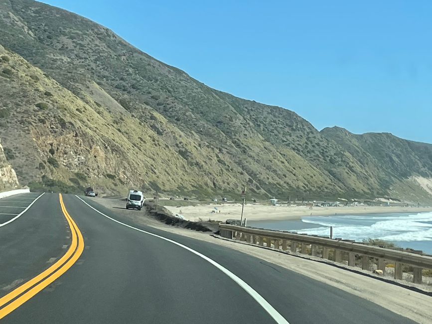 Pacific Coast Highway von Santa Barbara bis Los Angeles (Venice Beach)