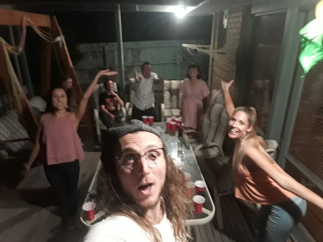 Soo's birthday - with her friends and of course with beer pong:D