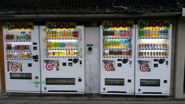 Vending machines on every corner