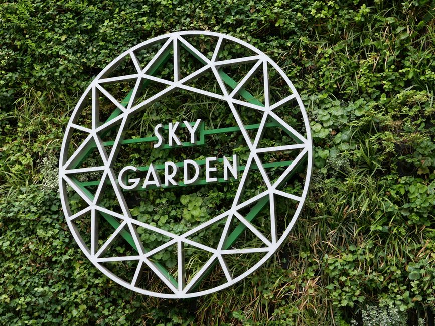 2022 - Awst - Llundain - Sky Garden