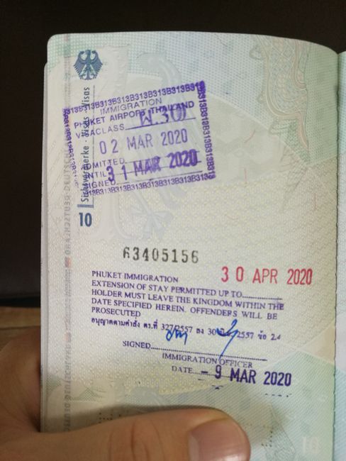 The new stamp in the passport.