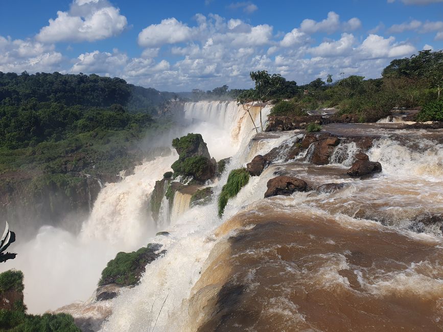 Die Wasserfälle von Iguazú auf der argentinischen Seite